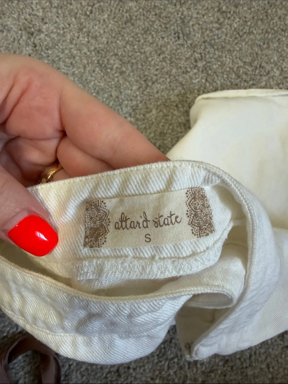 Altar’d State White Women's Mini Skirt